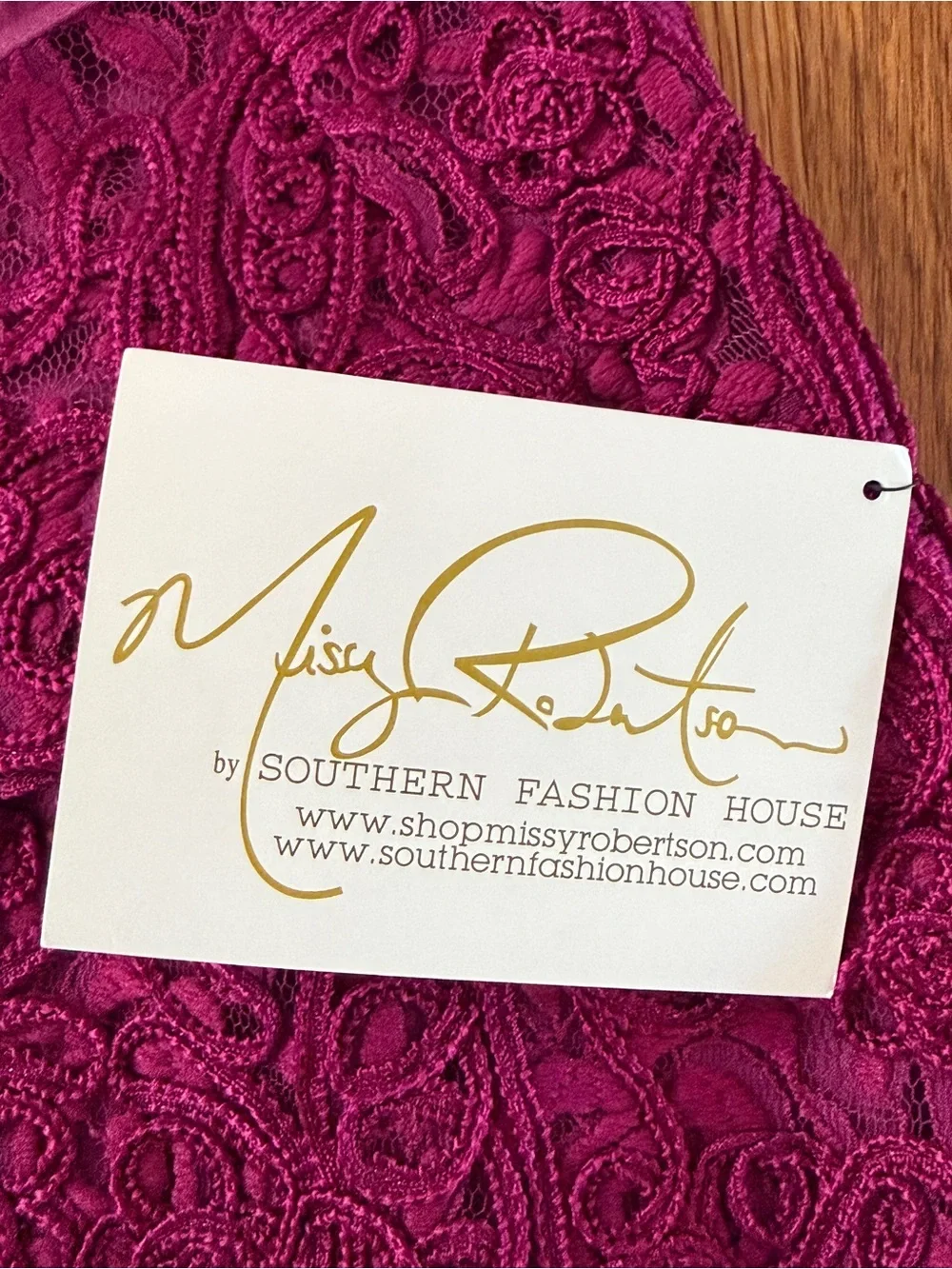 Missy Robertson Southern Fashion House Lace Mini Skirt Small NWT